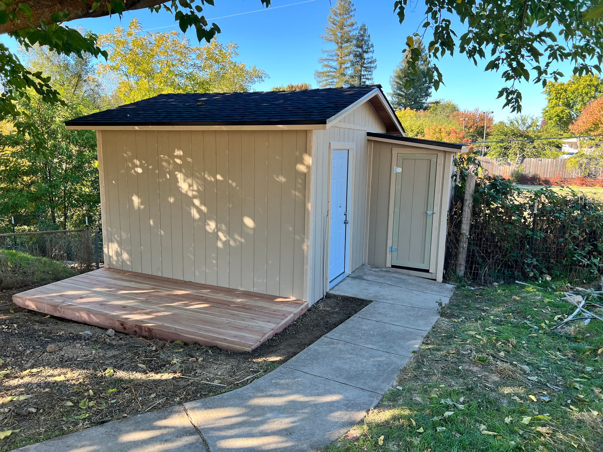 Shed Transformation in Orangevale