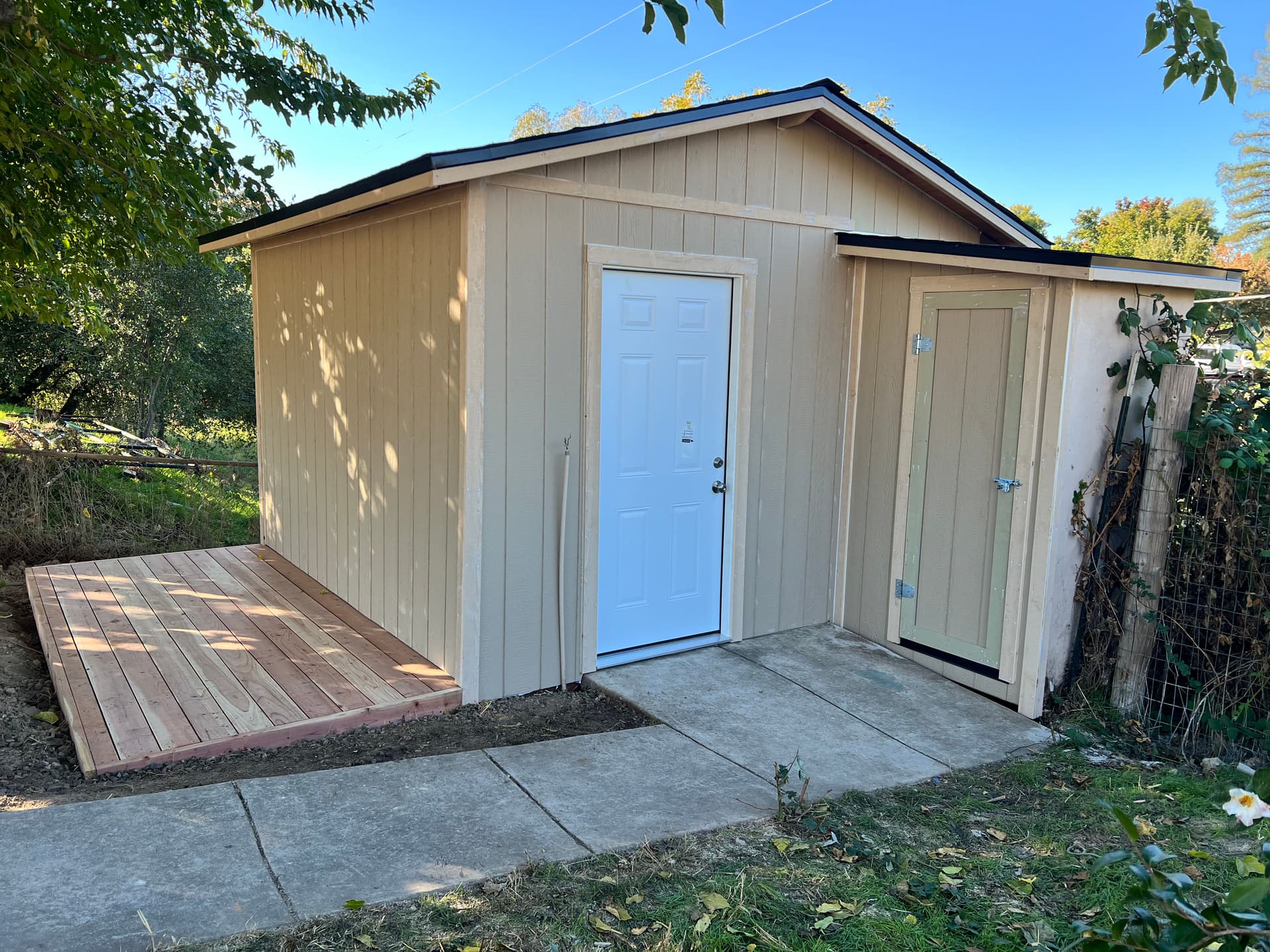 Shed Transformation in Orangevale