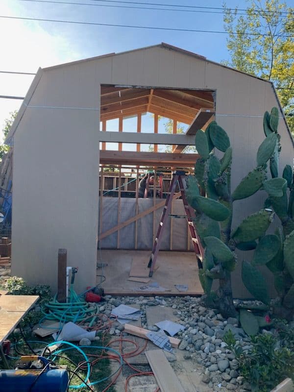 Elk Grove CA Barn Shed Transformation by Razo Builders Inc