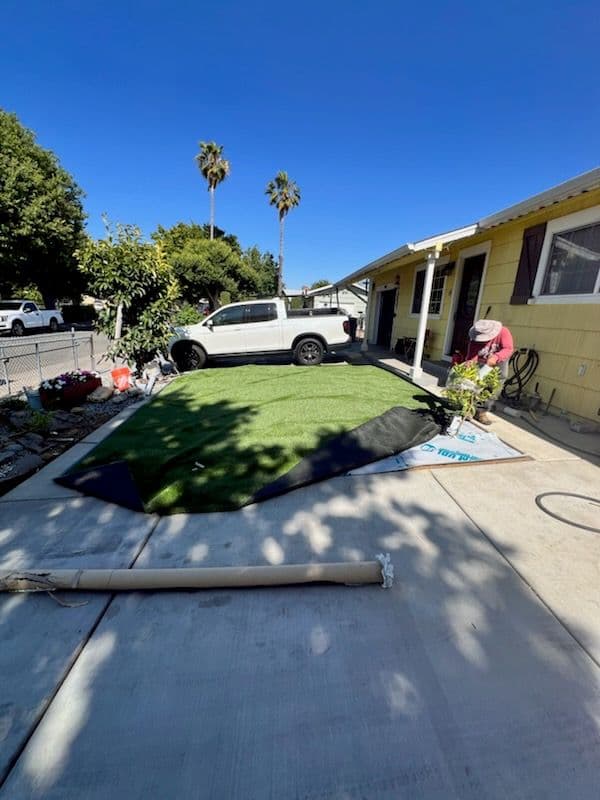 Gallery photos for Artificial Turf Transformation by Razo Builders: Image #1